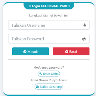 Register PGRI Serdang Bedagai - Persatuan Guru Republik Indonesia Cabang Serdang Bedagai